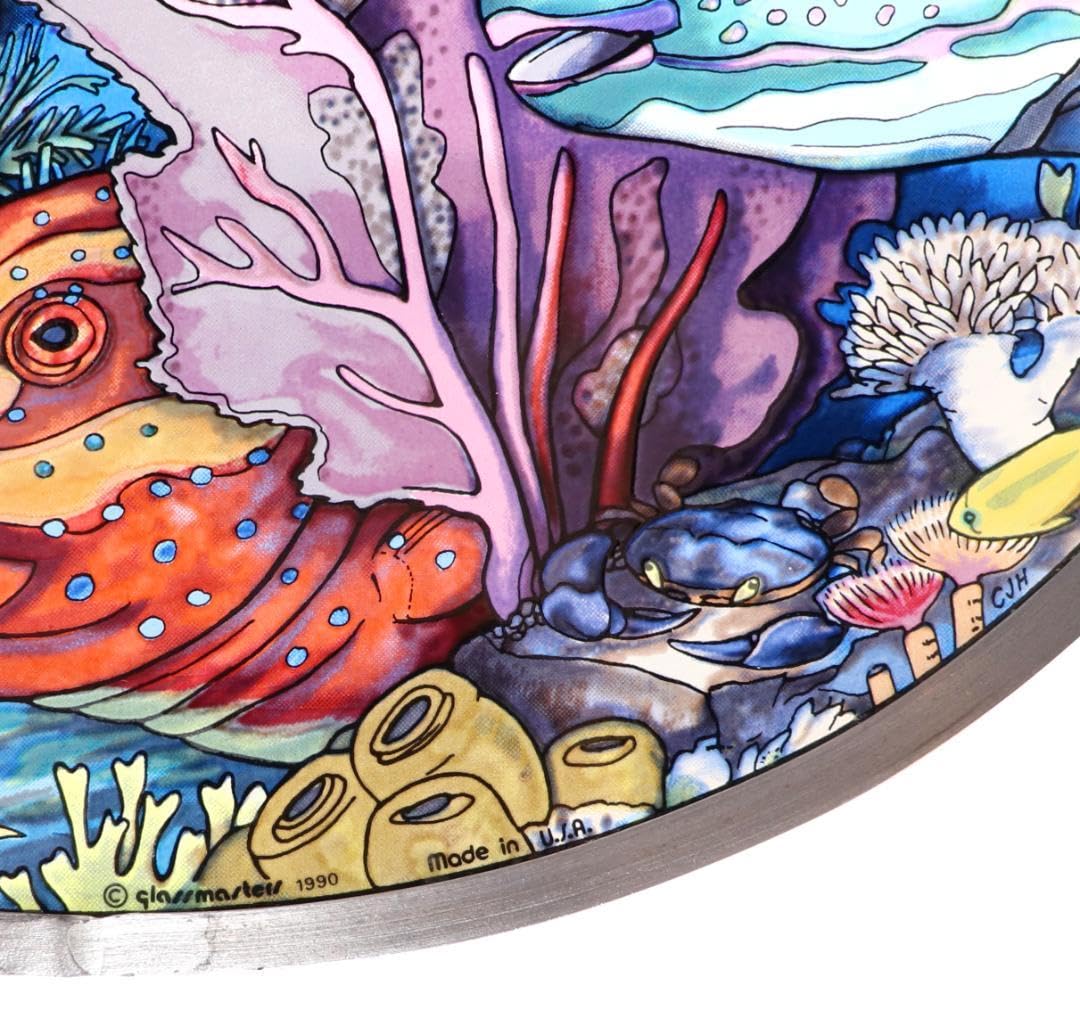 新品 海と熱帯魚 ヴィンテージ ステンドグラス 箱付き フィッシュ オーシャン 新品 海と熱帯魚 ヴィンテージ ステンドグラス 箱付き フィッシュ